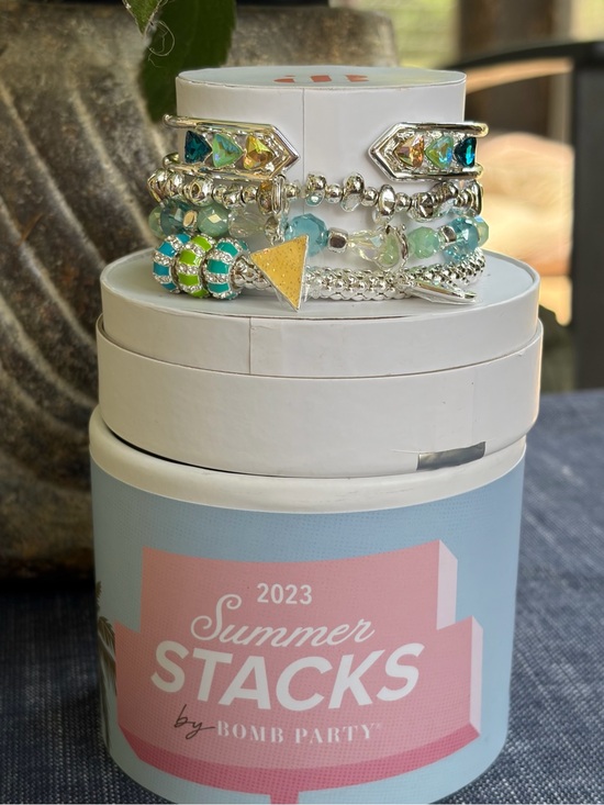 Bomb Party Jewelry - VINTAGE - SUMMER 2023 STACKS - “Your the Chip To My Guac”🥑